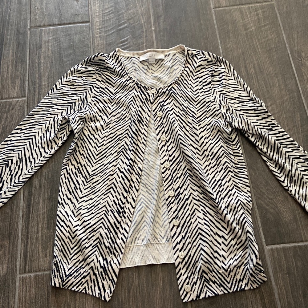 Loft - Button Down Cardigan